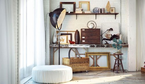 10 Ide Desain Interior Industrial yang Stylish dan Funky