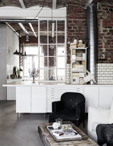 10 Ide Desain Interior Industrial yang Stylish dan Funky