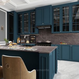 KITCHENConcept - Neo ClassicTheme - CoastalModel - ClassicMaterial (Option) -Multiplek Grade APV